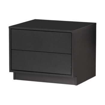 Čierny modulárny TV stolík z borovicového dreva 50x40 cm Finca – WOOOD – Obrázok 2