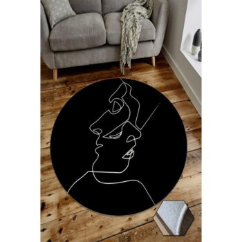 Koberec Rizzoli Faces, ⌀ 100 cm - Image 2