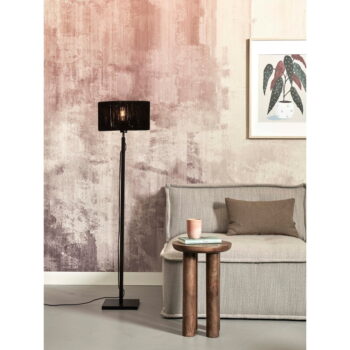 Čierna stojacia lampa s tienidlom z juty (výška 126 cm) Iguazu – Good&Mojo - Image 4