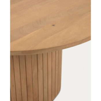 Okrúhly jedálenský stôl z mangového dreva v prírodnej farbe ø 120 cm Licia – Kave Home - Image 4