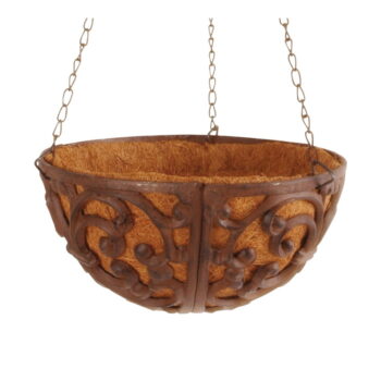 Kovový závesný a nástenný  kvetináč ø 26 cm – Esschert Design - Image 2