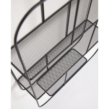 Čierna kovová knižnica Kave Home Veneranda, 42 x 60 cm – Obrázok 3