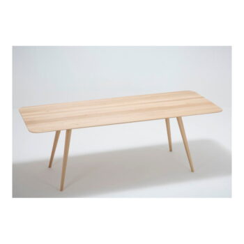 Jedálenský stôl z masívneho dubového dreva Gazzda Stafa, 220 × 90 cm - Image 11