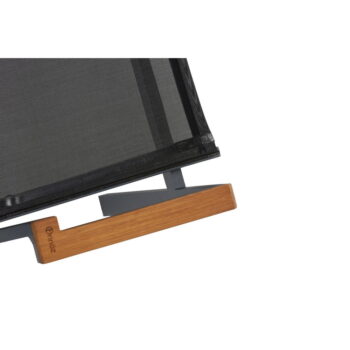 Čierne kovové záhradné stoličky v súprave 6 ks Ottowa – Floriane Garden – Obrázok 3