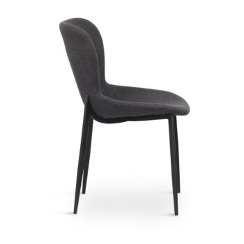 Tmavosivá jedálenská stolička Ross – Unique Furniture - Image 3