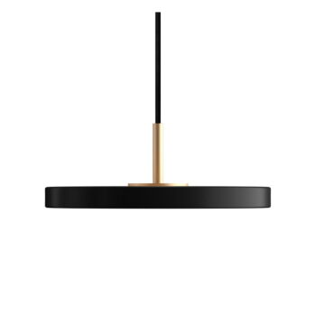 Čierne LED závesné svietidlo s kovovým tienidlom ø 15 cm Asteria Micro – UMAGE – Obrázok 5