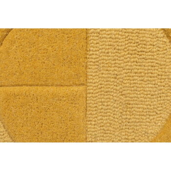 Žltý vlnený okrúhly koberec ø 160 cm Gigi - Flair Rugs – Obrázok 3