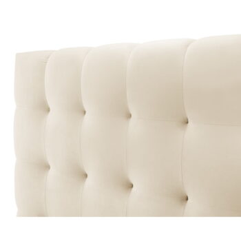 Béžová čalúnená dvojlôžková posteľ s úložným priestorom s roštom 140x200 cm Bali – Cosmopolitan Design – Obrázok 7