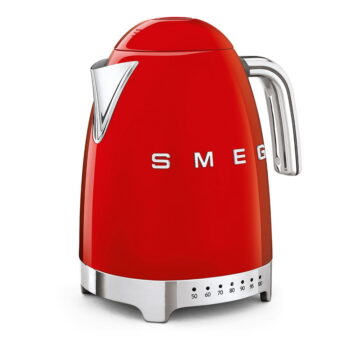 Červená rýchlovarná kanvica z nehrdzavejúcej ocele 1,7 l Retro Style – SMEG - Image 5