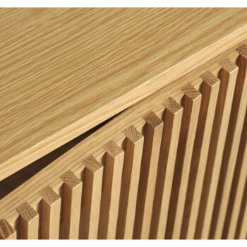 Skrinka v dekore duba v prírodnej farbe 95x140 cm Tiber – Unique Furniture - Image 5