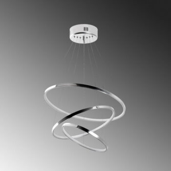 LED závesné svietidlo v striebornej farbe ø 50 cm Simit – Opviq lights - Image 4