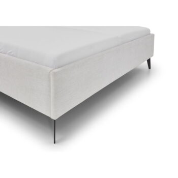 Béžová dvojlôžková posteľ s úložným priestorom s roštom 200x200 cm Paulo – Meise Möbel - Image 9