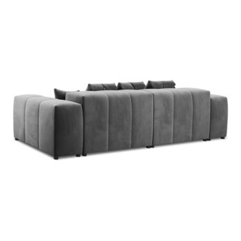 Sivá zamatová pohovka 320 cm Rome Velvet - Cosmopolitan Design - Image 4