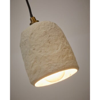 Biele závesné svietidlo ø 11,5 cm Ullaro – Kave Home - Image 3