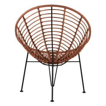 Červené kreslo WOOOD Jane – Obrázok 4