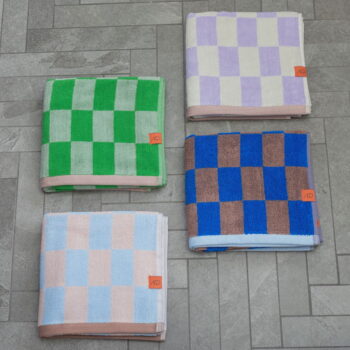Zelený uterák z bio bavlny 50x90 cm Retro - Mette Ditmer Denmark - Image 10