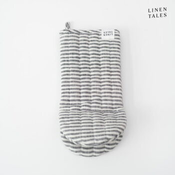 Ľanová chňapka Thin Black Stripes – Linen Tales – Obrázok 3