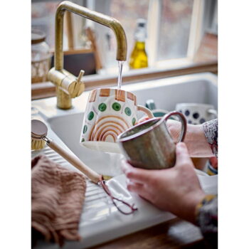 Zeleno–hnedý hrnček z kameniny 515 ml Shama – Bloomingville – Obrázok 2