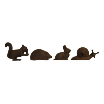 Kovové záhradné sošky v súprave 4 ks Animals – Esschert Design - Image 2