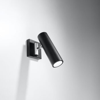 Čierne nástenné svietidlo Mira – Nice Lamps - Image 3