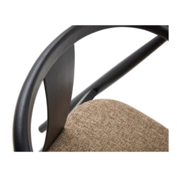 Čierna/béžová jedálenská stolička Relate – Unique Furniture – Obrázok 6