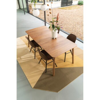 Rozkladací jedálenský stôl s doskou v dekore orechového dreva 90x180 cm Glimps – Zuiver – Obrázok 9