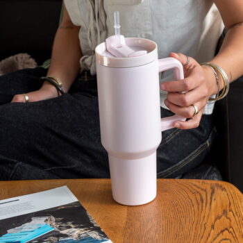Svetloružová termoska 1,2 l – Rex London - Image 2