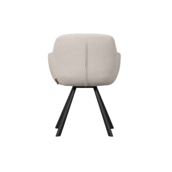 Krémová jedálenská stolička Juno – WOOOD – Obrázok 3