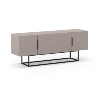 Sivobéžový TV stolík 140x55 cm Titan – Marckeric - Image 3