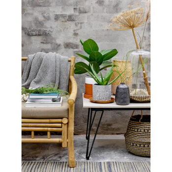 Modrá deka Bloomingville Throw, 130 × 160 cm - Image 2
