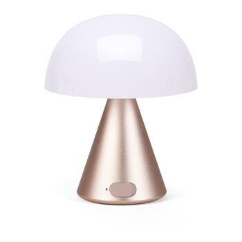 Bielo-svetloružová LED stolová lampa (výška 11 cm) Mina M – Lexon – Obrázok 9