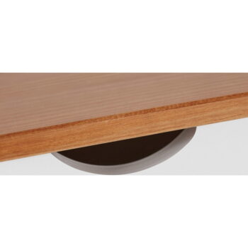Bielo-hnedý pracovný stôl Støraa Gava, dĺžka 140 cm - Image 4
