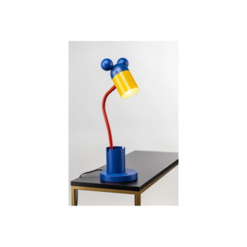 Modrá stolová lampa s kovovým tienidlom (výška 50 cm) Mouse – GTV - Image 5
