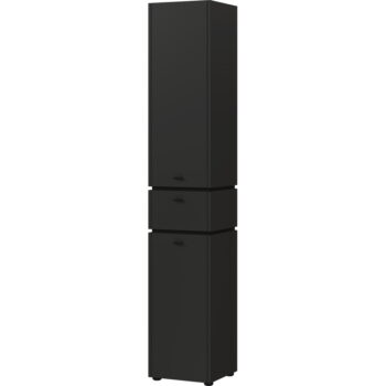 Antracitovosivá vysoká kúpeľňová skrinka 34x189 cm Modesto – Germania – Obrázok 2