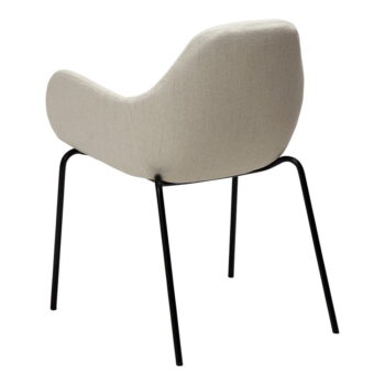 Krémové kreslo z textílie buklé Zimmer – DAN-FORM Denmark - Image 4