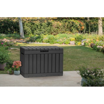 Sivý záhradný úložný box Kentwood – Keter - Image 2