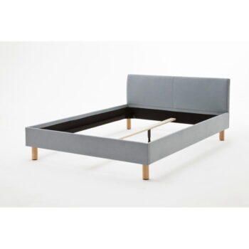 Modrosivá čalúnená jednolôžková posteľ 120x200 cm Lena – Meise Möbel – Obrázok 11