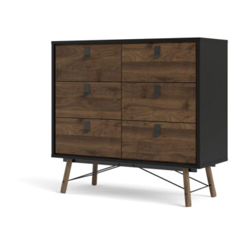 Tmavohnedá komoda Tvilum Ry, 102 x 95 cm - Image 6