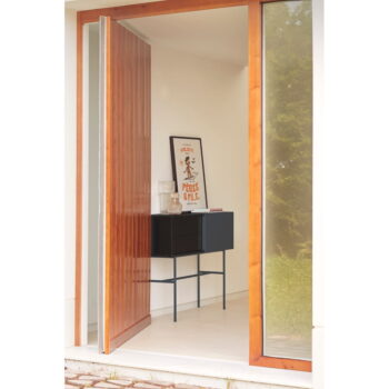 Čierno-antracitový konzolový stolík 35x110 cm Nube – Teulat - Image 8
