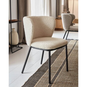 Biela jedálenská stolička Ciselia – Kave Home - Image 2