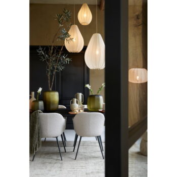 Béžové závesné svietidlo s textilným tienidlom ø 50 cm Itela – Light & Living - Image 2
