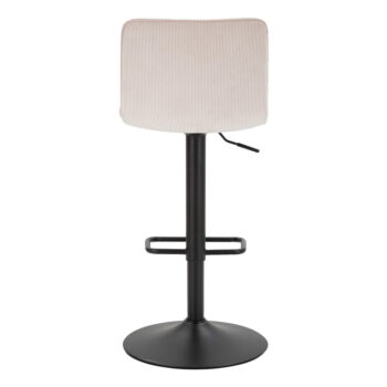 Bielo-čierna barová stolička s nastaviteľnou výškou (výška sedadla 61 cm) Malia – Mauro Ferretti - Image 5