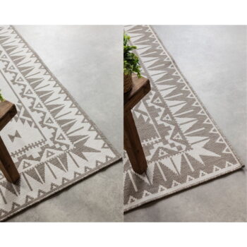 Krémovo-hnedý vonkajší koberec 80x150 cm Gemini – Elle Decoration - Image 8