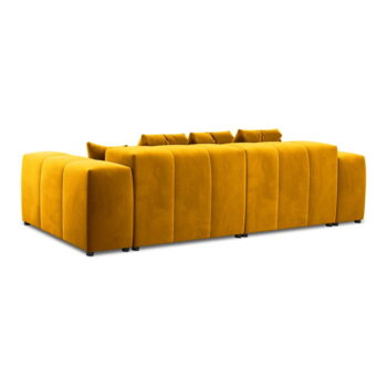Žltá zamatová pohovka 320 cm Rome Velvet - Cosmopolitan Design - Image 4
