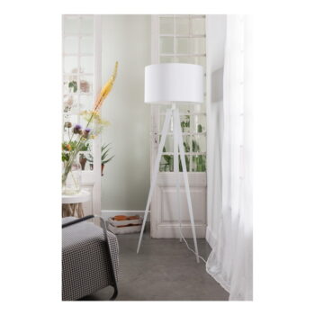 Biela stojacia lampa Zuiver Tripod, ø 50 cm – Obrázok 4