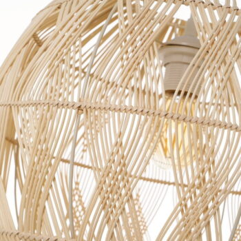 Ratanové stropné svietidlo v prírodnej farbe s ratanovým tienidlom ø 37 cm Natural Way – Casa Selección - Image 4