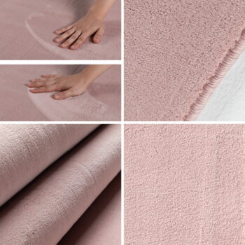 Ružový prateľný koberec 200x290 cm Sky – Ayyildiz Carpets - Image 4