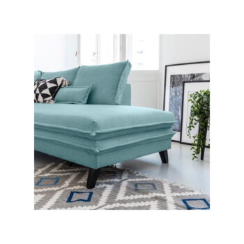 Svetlomodrá rozkladacia pohovka do "U" Miuform Charming Charlie, pravý roh – Obrázok 7