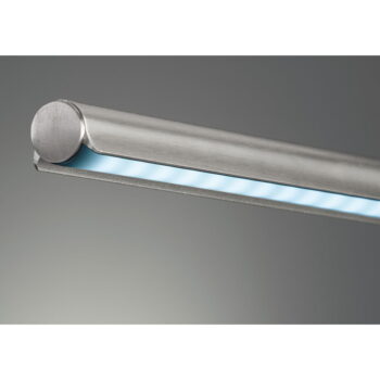 LED stolová lampa v striebornej farbe s kovovým tienidlom (výška  49 cm) Nami – Fischer & Honsel - Image 5