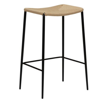 Béžová prírodná barová stolička DAN-FORM Denmark Stiletto, výška 68 cm - Image 4